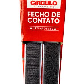 Fita Velcro com cola 50mm preto