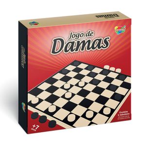 Jogo De Dama Aquarela Brinquedos - papelariamalibu